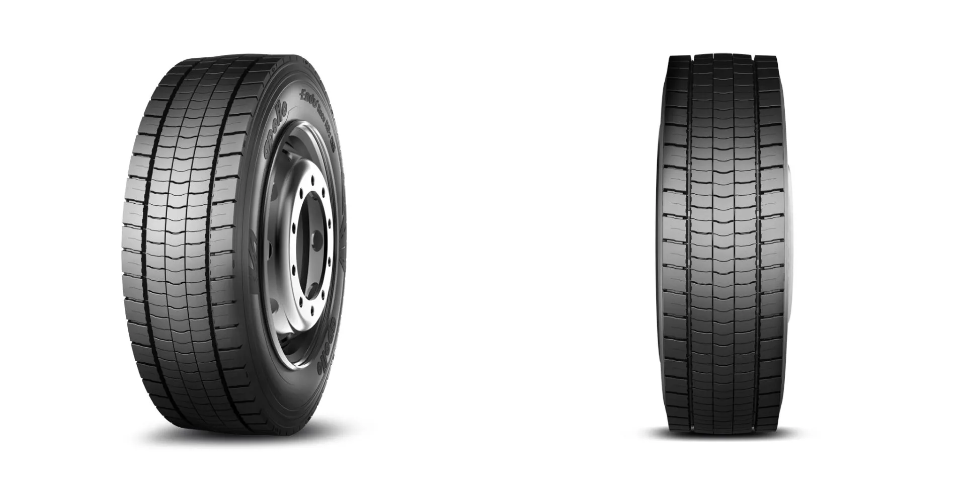 Front and front angled view of the new Apollo EnduRace RD2 tyre