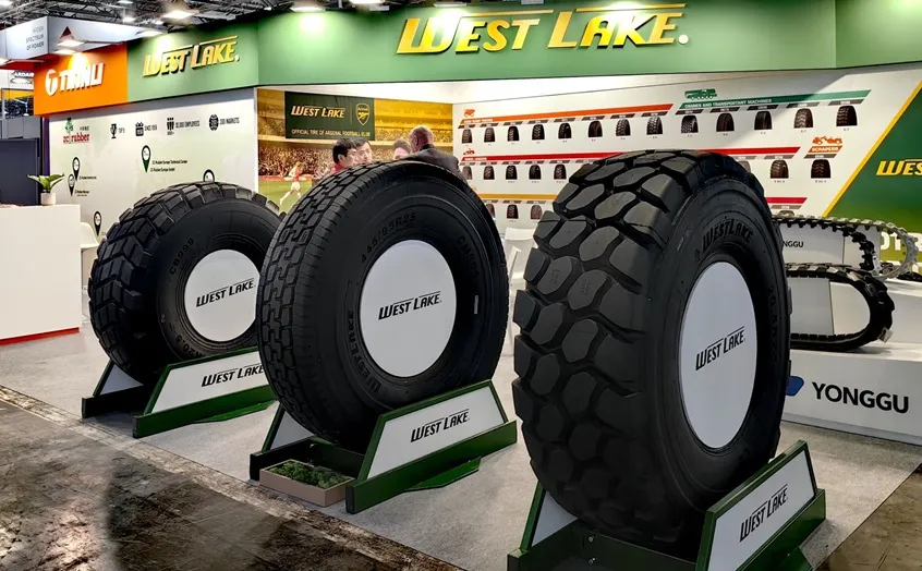 Image of three different sized Westlake tyres.