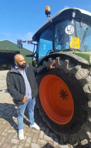 ATG' Francis Benedict with the Agri Star II