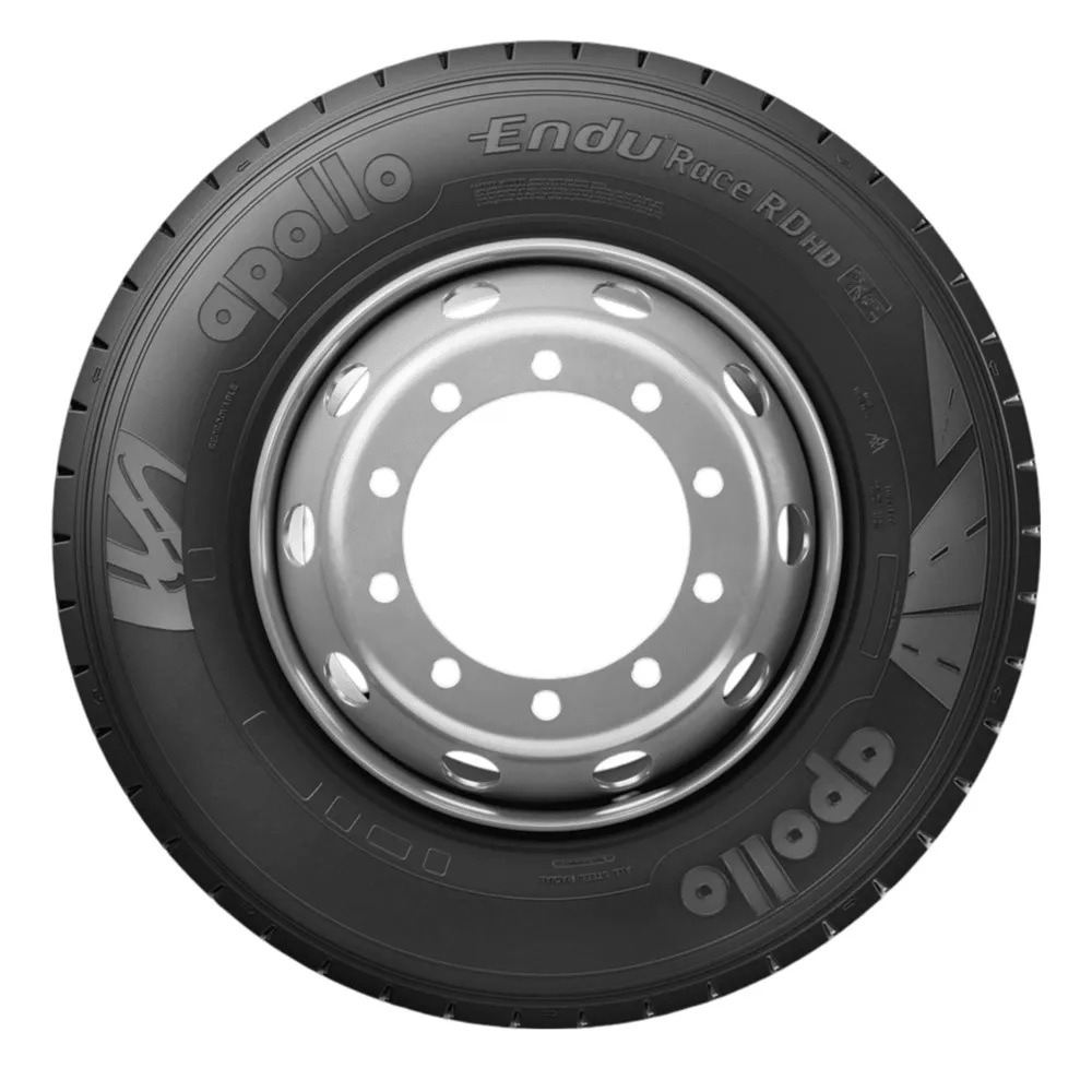 Side View of the Apollo Tyres EnduRace tyre on wheel