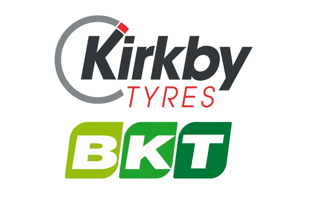 Kirby Tyres and BKT logos