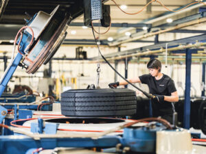 Hankook Alphatread hot out of the press