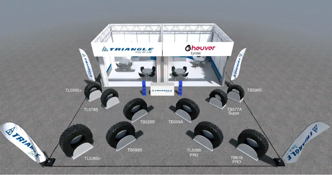 Iamge of Triangle Tyre Steinexpo Booth 2026 Graphic Mock Up