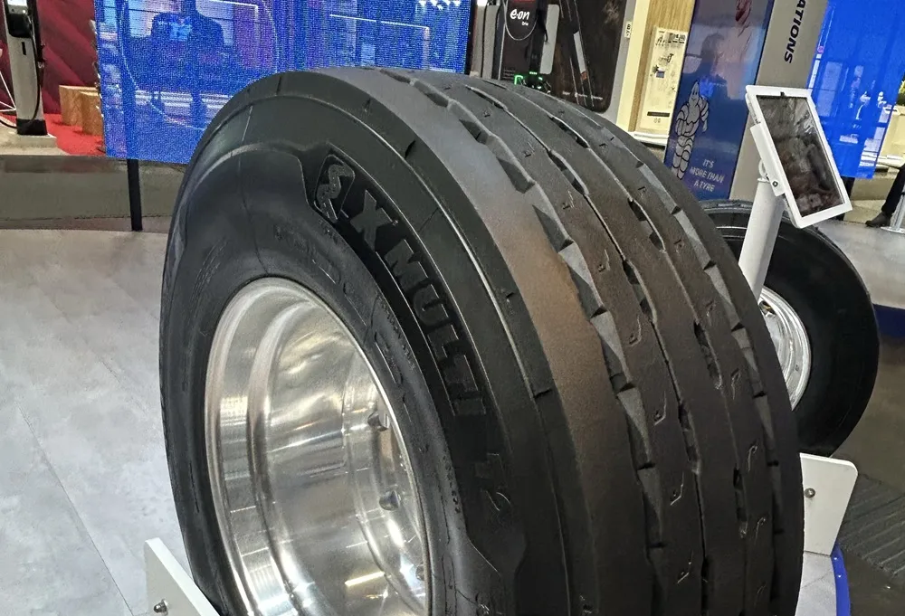 Image of a Michelin X Multi T2 tyre at IAA 2026
